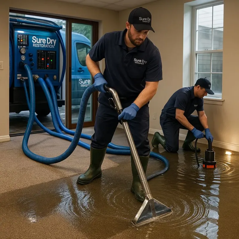 Water Extraction and Removal process in New Milford, NJ